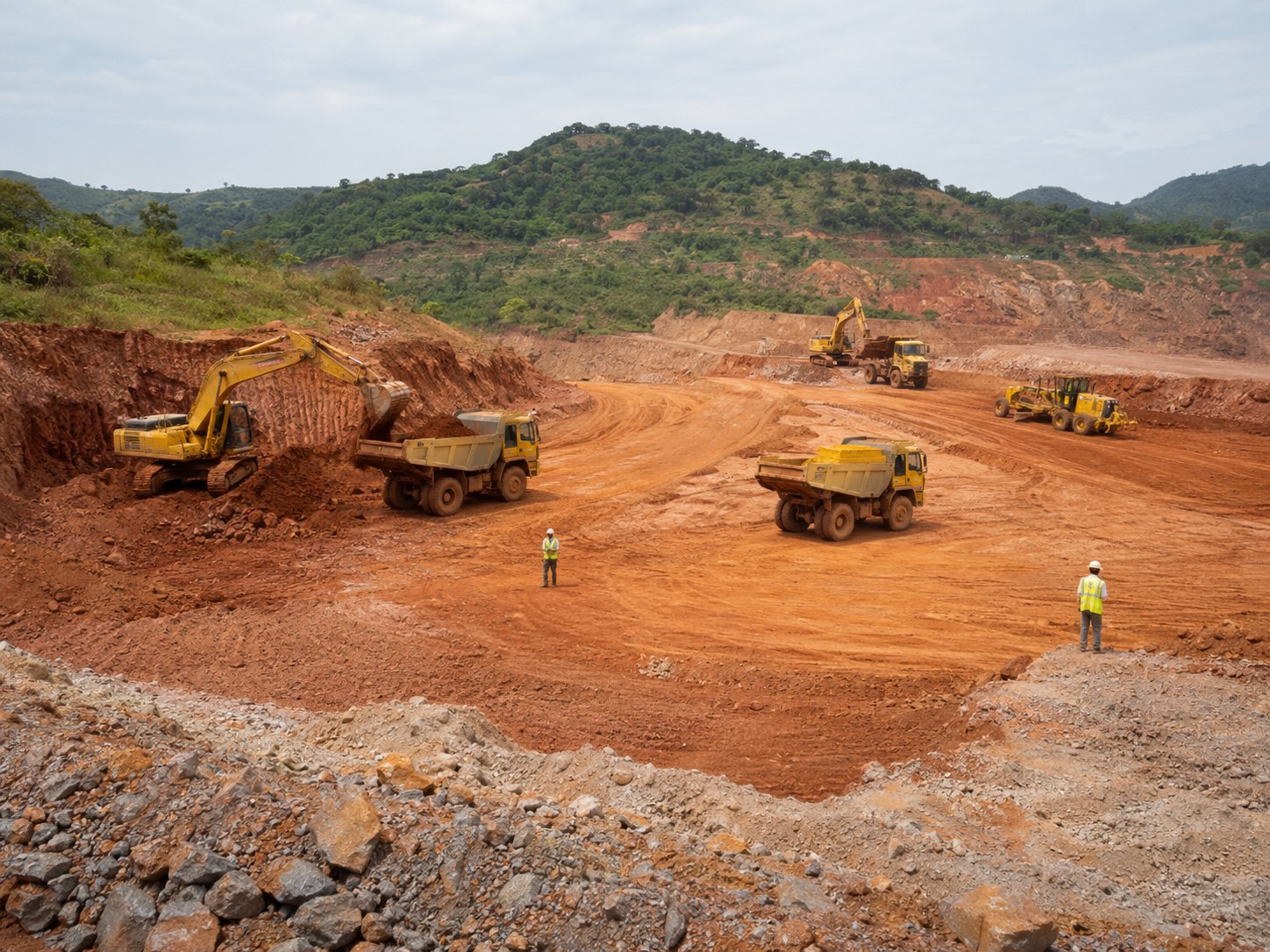 Obuasi Mining Site Preparation