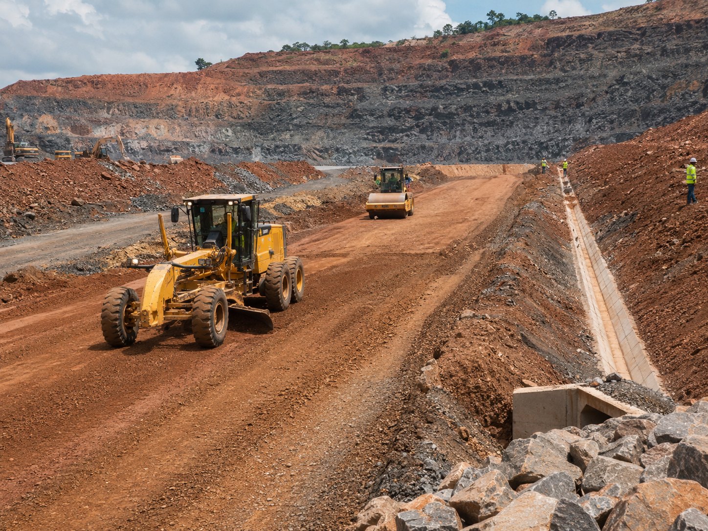 Tarkwa Haul Road Construction project image